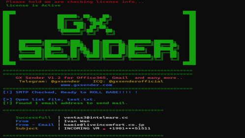 GxSender V1.2 Inbox On All Domains